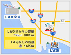 Map of BANDAI LOGIPAL AMERICA,INC.